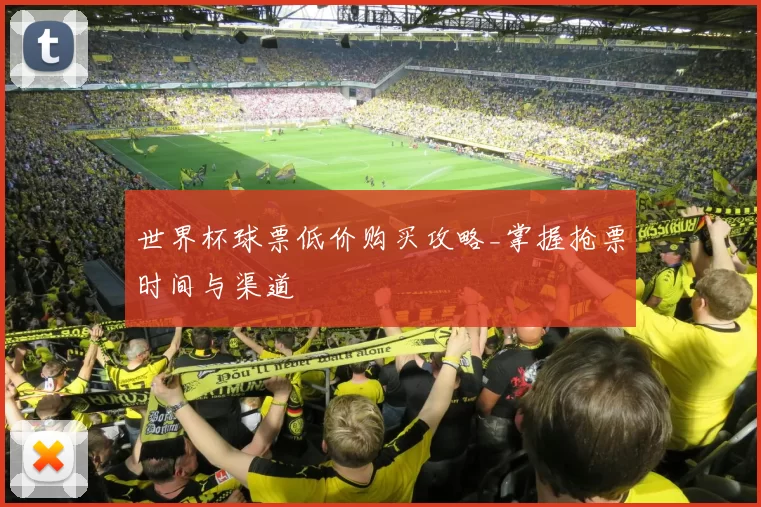 世界杯球票低价购买攻略_掌握抢票时间与渠道